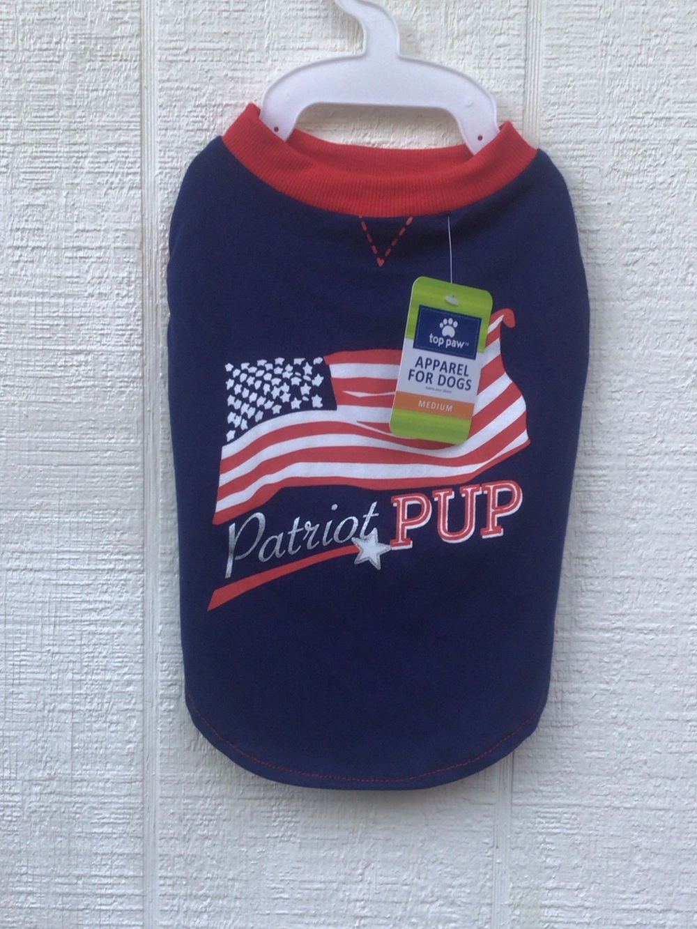 Patriot Pup tee size Medium by Top Paw